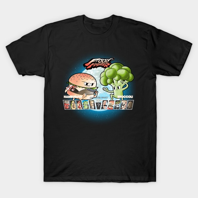 Food fighter T-Shirt by Cromanart